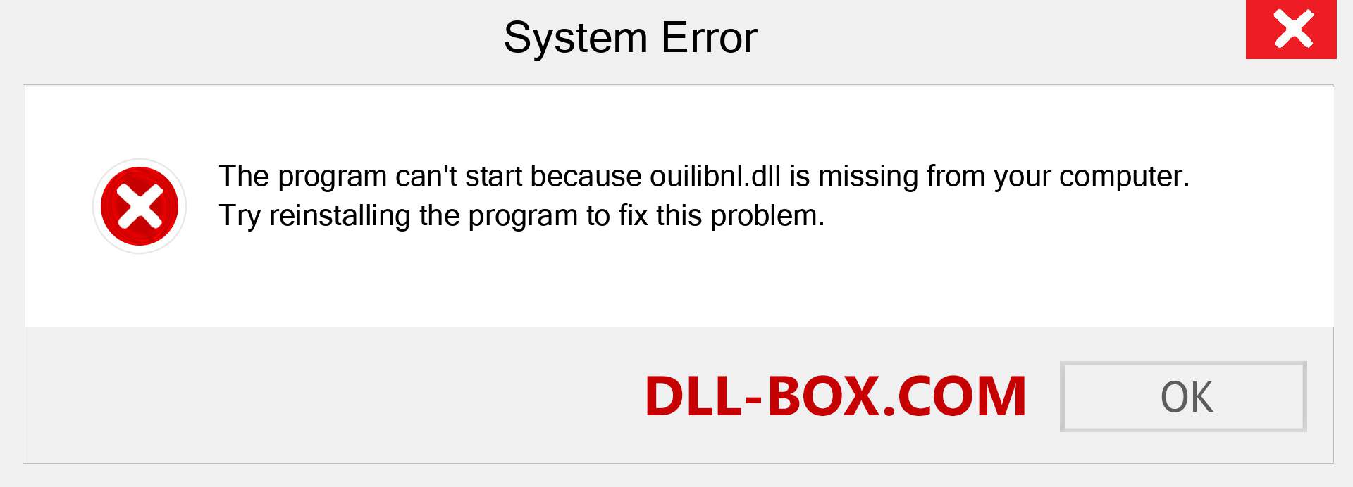  ouilibnl.dll file is missing?. Download for Windows 7, 8, 10 - Fix  ouilibnl dll Missing Error on Windows, photos, images